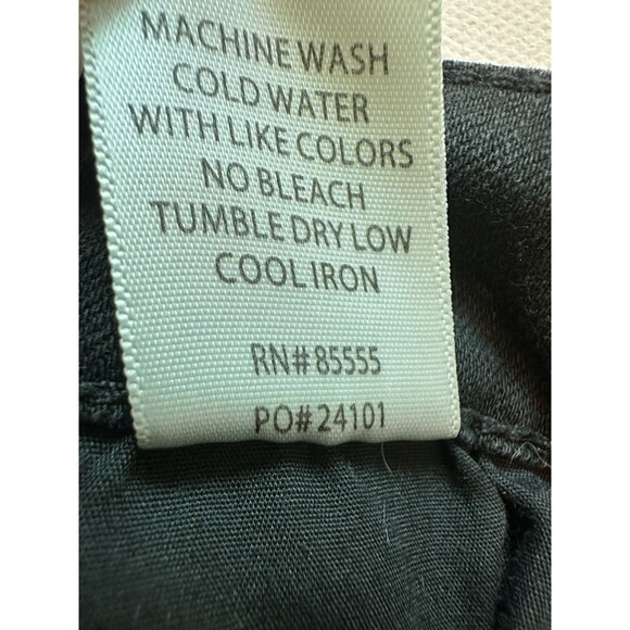 Pistola Black Skinny Mid Rise Jeans Denim Grunge Goth Stretch Women's 28 - Picture 9 of 12